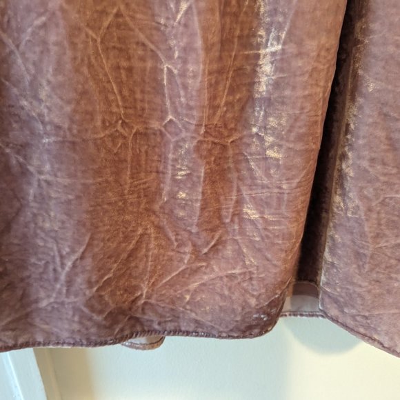 Anthropologie Floreat "Myleen" Pink Sleeveless Velvet Top - Picture 10 of 11